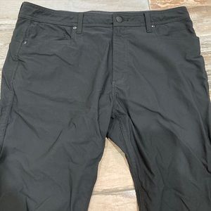 Western rise mens black pants 34x30